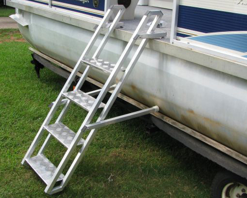 Side Mount Ladder for Pontoon Boat
